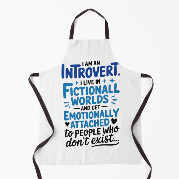 Item preview, Introvert Fiction Lover Typo Art designed and sold by NiftyWrx.