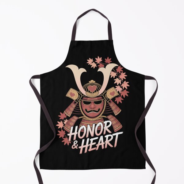 Item preview, Honor and Heart Samurai Mask Autumn Japanese Warrior T-Shirt designed and sold by DarylWelsh2024.