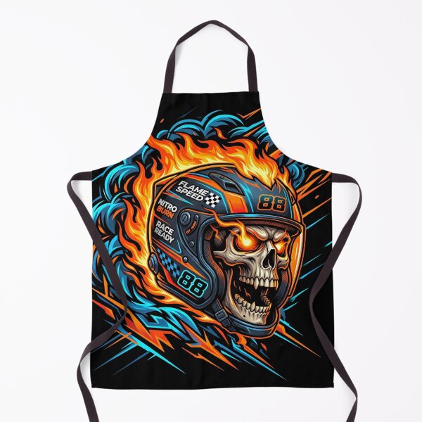 Item preview, Arcade Racing Drift Skull designed and sold by Stickersdevelop.