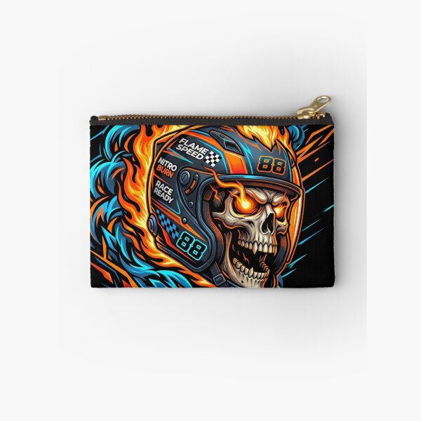 Artikelvorschau, Arcade Racing Drift Skull entworfen und verkauft von Stickersdevelop.