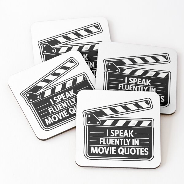 Item preview, Movie Quote Fluent in Clapperboard designed and sold by NiftyWrx.