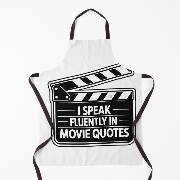 Item preview, Movie Quote Fluent in Clapperboard designed and sold by NiftyWrx.