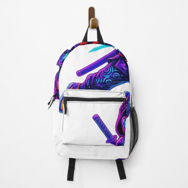 Item preview, Neon Ninja Stickers – Glow Art Designs designed and sold by Cyber-ART-Studio.
