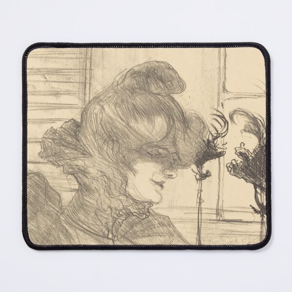 Item preview, Mme Le Marguoin Milliner by Henri de Toulouse-Lautrec | Vintage Belle Époque Fashion Sketch Art Print designed and sold by artofuniverse.