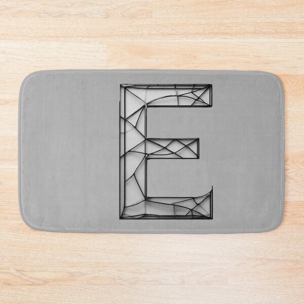 Item preview, Modern Glass Fragment Initial E Design designed and sold by Digital Design Art.