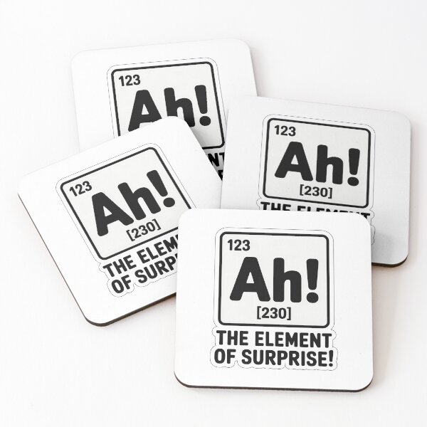 Item preview, Element of Surprise Science Humor designed and sold by NiftyWrx.