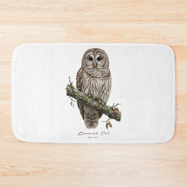 Item preview, Barred Owl on Rustic Branch designed and sold by Takeda-art.