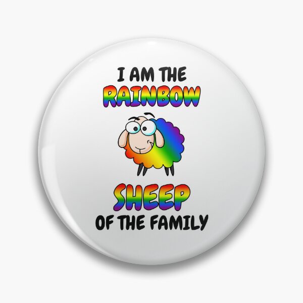 Item preview, Rainbow Sheep LGBT Pride Funny Queer Family Gift designed and sold by Say It With Ink.