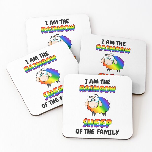 Item preview, Rainbow Sheep LGBT Pride Funny Queer Family Gift designed and sold by Say It With Ink.