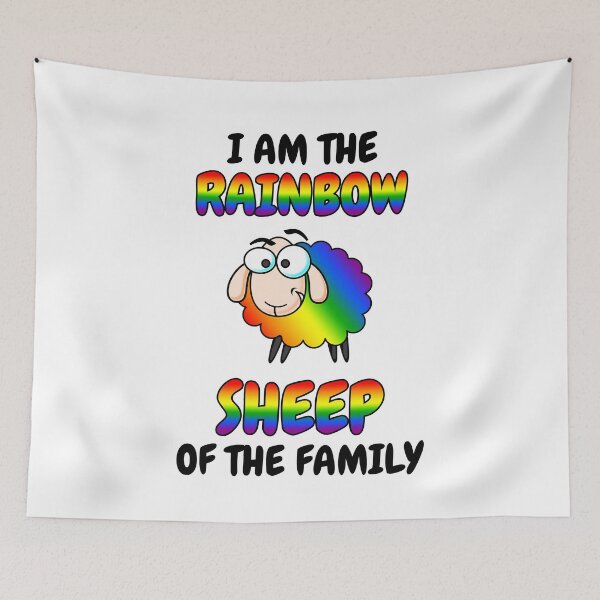 Item preview, Rainbow Sheep LGBT Pride Funny Queer Family Gift designed and sold by Say It With Ink.