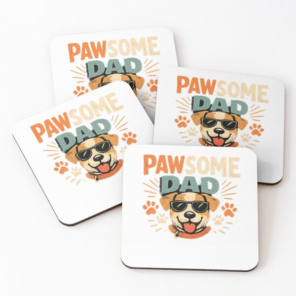 Item preview, Pawsome Dog Dad Shirt Funny Father’s Day Gift For Dog Lovers designed and sold by PoojaArtLab.
