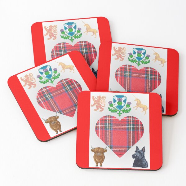 Item preview, Scottish Icons - Red designed and sold by TheWorldofYvonneMarrs.