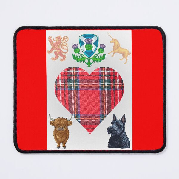Item preview, Scottish Icons - Red designed and sold by TheWorldofYvonneMarrs.