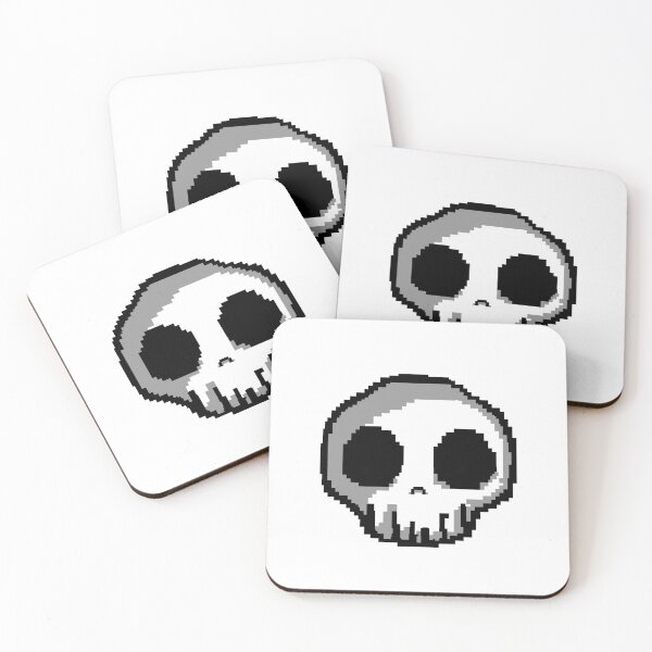 Item preview, Pixel skull  designed and sold by cchickennugget.