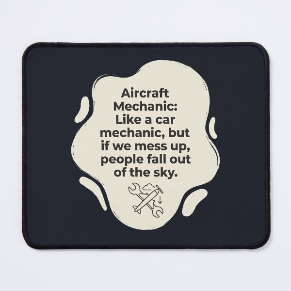 Item preview, Like a car mechanic, but if we mess up, people fall out of the sky | a&p mechanic | aircraft mechanic designed and sold by SocialStaticz.