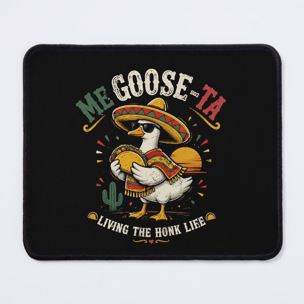 Item preview, Me Goose-Ta Living the Honk Life Shirt, Funny Goose Shirt, Taco Goose Tee, Funny Animal Lover Shirt, Quirky Goose designed and sold by THREE LITTLE BEANS.