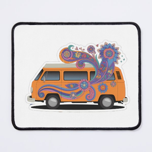 Item preview, Psychedelic Hippie Van Vibe designed and sold by NiftyWrx.