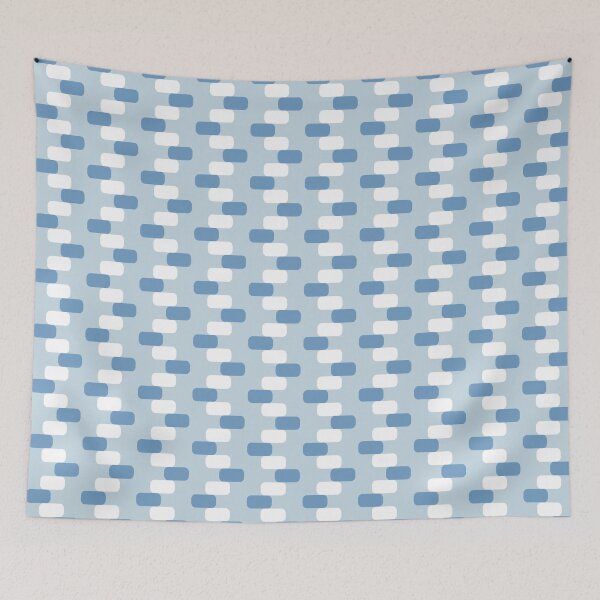 Item preview, Columbia blue, cerulean frost & white seamless pattern designed and sold by Mint + Midnight.