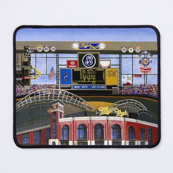 Item preview, Sport Team Stadium Art, Milwaukee Baseball, Wisconsin Professional Sports designed and sold by Colleen Macomber.