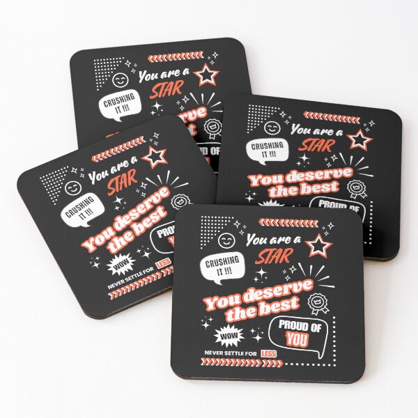 Item preview, You Deserve The Best - Motivational Gift designed and sold by MyCozyCorner24.