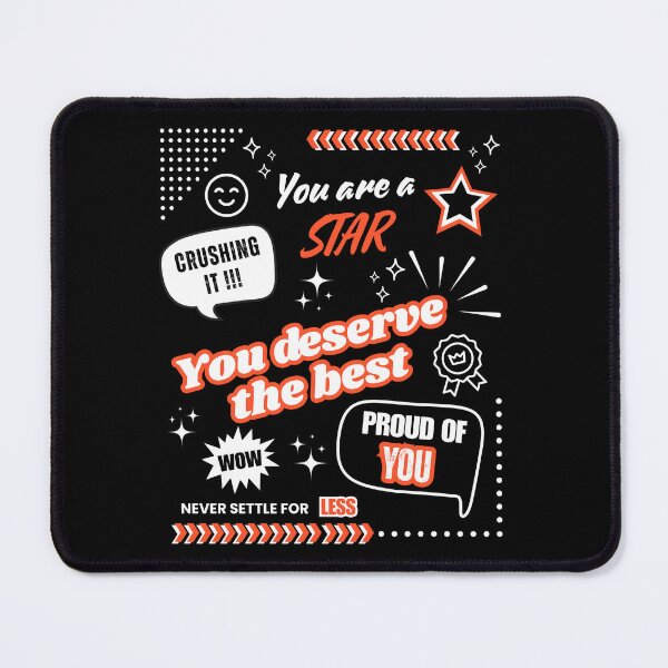 Item preview, You Deserve The Best - Motivational Gift designed and sold by MyCozyCorner24.