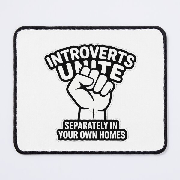 Item preview, Introvert Humor | Unite Alone designed and sold by NiftyWrx.