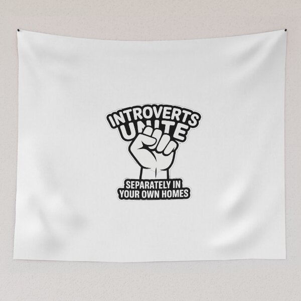 Item preview, Introvert Humor | Unite Alone designed and sold by NiftyWrx.