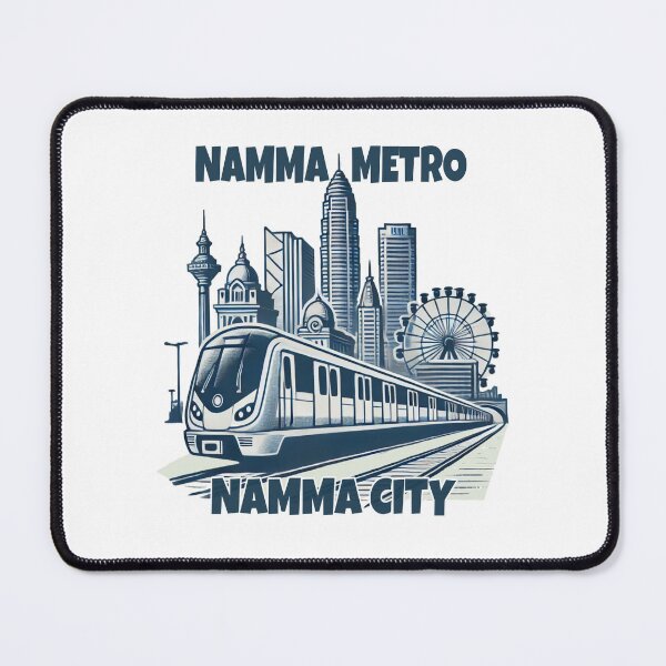 Item preview, Namma Metro Namma City Chennai Metro Train Tamil Pride designed and sold by Globalcitytees.