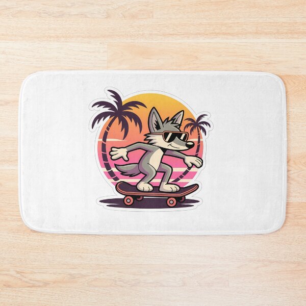 Item preview, Coyote Skateboard Sunset designed and sold by NiftyWrx.