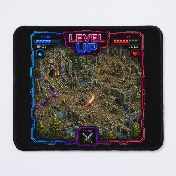 Item preview, Level Up Dungeon Raid | Retro Fantasy RPG Gamer Design designed and sold by LevelUp!.