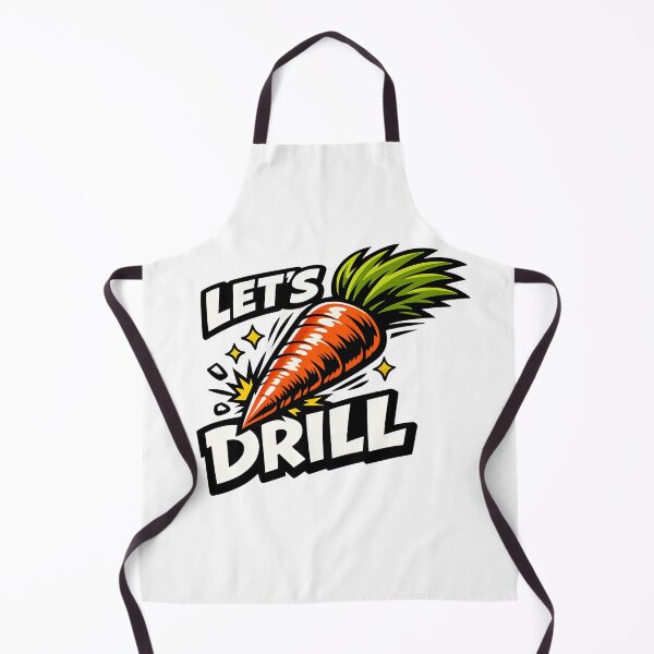 Item preview, Let's Drill Funny Carrot Bold designed and sold by Byte-shirt.