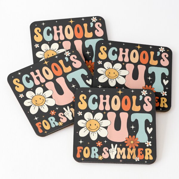 Item preview, School's Out For Summer Retro Groovy Daisy Teacher Student Last Day Gift designed and sold by NgumohaLanke.
