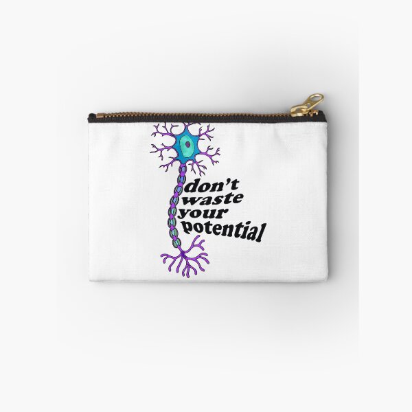 Item preview, Reach Your Potential Neuron Brain Motivation Sticker Design designed and sold by Creative Spark.