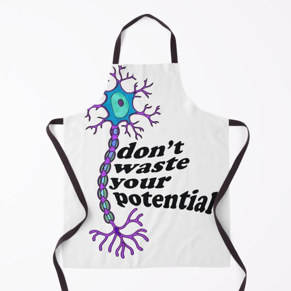 Item preview, Reach Your Potential Neuron Brain Motivation Sticker Design designed and sold by Creative Spark.