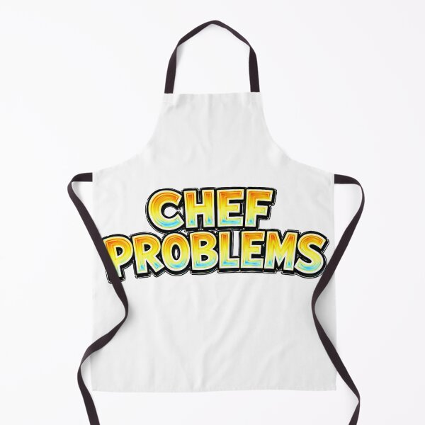 Item preview, CHEF PROBLEMS – hand drawn childlike typography designed and sold by Mac Sketches.