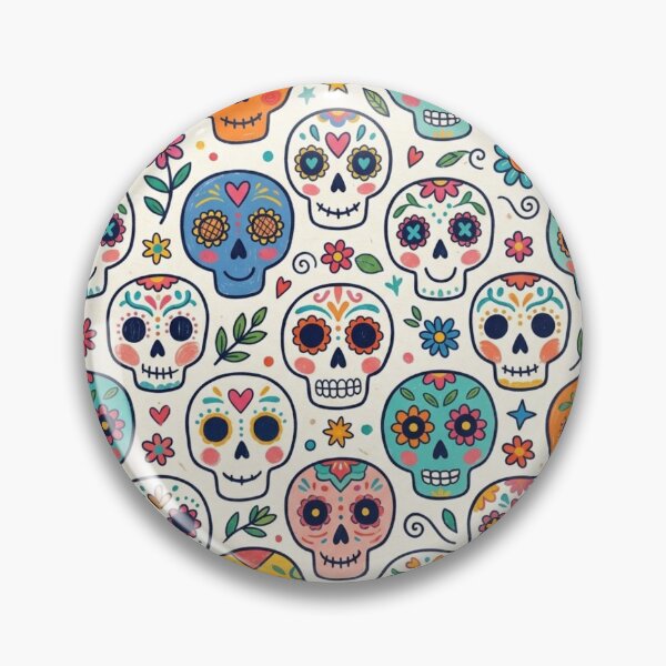 Item preview, Mexican naive skulls designed and sold by Opps-diseño.