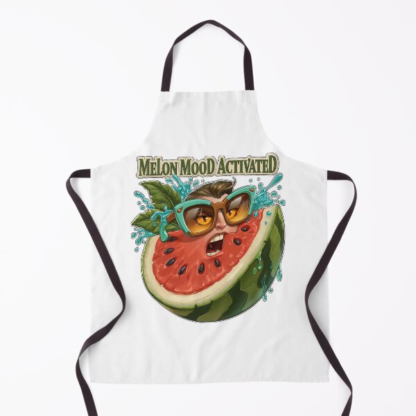 Item preview, Melon Mood Activated Funny Watermelon Face designed and sold by Marcikart.