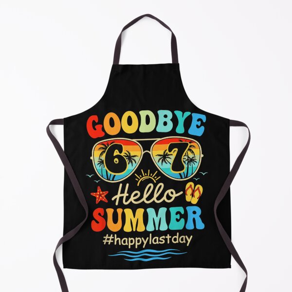Item preview, Goodbye 6th 7th Grade Hello Summer Happy Last Day School Retro Sunset designed and sold by NgumohaLanke.