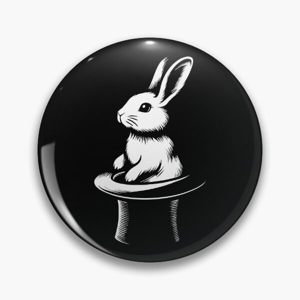 Item preview, Rabbit in the hat - White designed and sold by heptenart.