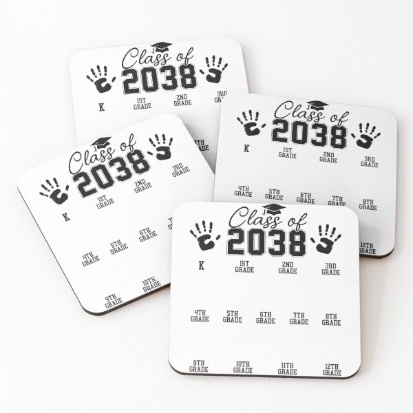 Item preview, Grow With Me Class Of 2038 Graduation Handprint Back To School Kids designed and sold by StuZabine.