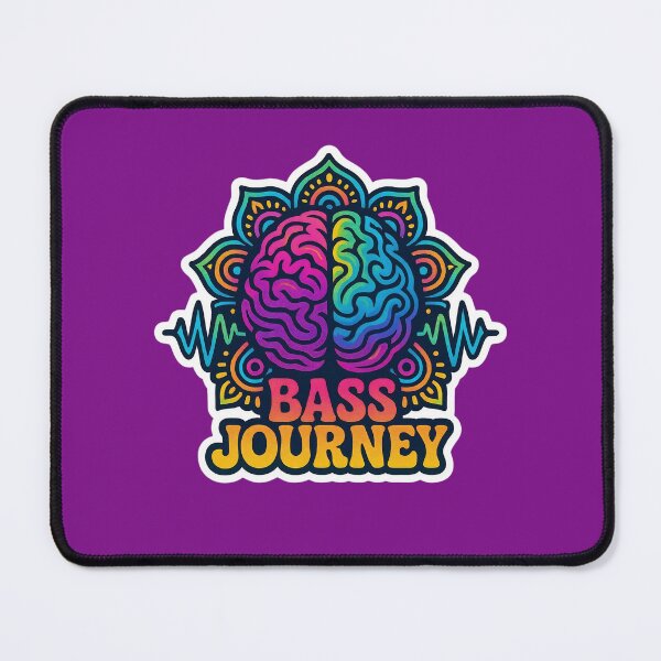 Item preview, Bass Journey – Psychedelic Bass Music Artwork designed and sold by |TRSSHOP|.