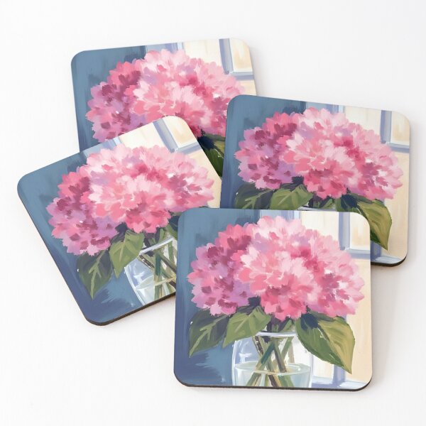 Item preview, Pink Hydrangea Bouquet designed and sold by artbynalamagnolia.