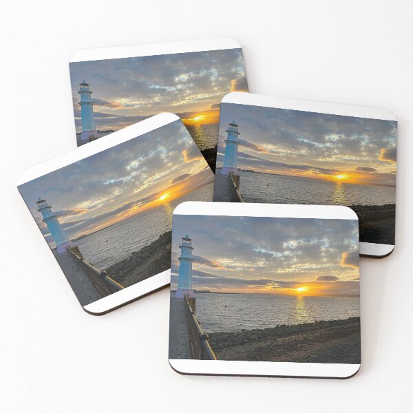 Item preview, Sunset at Newhaven Lighthouse, Edinburgh Scotland designed and sold by Trevor and Photos.