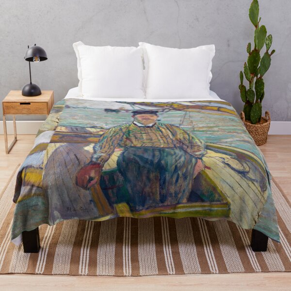 Item preview, Monsieur Émile Davoust by Henri de Toulouse-Lautrec | Maritime Portrait Wall Art, Belle Époque French Nautical Art Print designed and sold by artofuniverse.