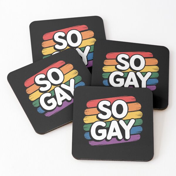 Item preview, So Gay LGBT Rainbow Pride Funny Queer Gift designed and sold by Say It With Ink.