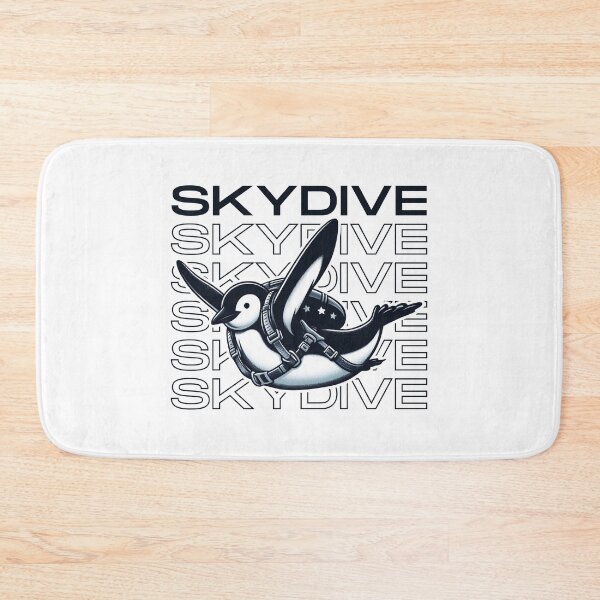Item preview, Skydiving Penguin - Dark version designed and sold by heptenart.