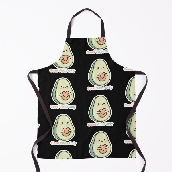 Item preview, Cute Avocado Good Vibes Only Sticker designed and sold by lakshitha99.