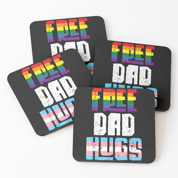 Item preview, Free Dad Hugs Gay Trans Flag Transgender Pride LGBT Papa Men designed and sold by CriseldaBruning.
