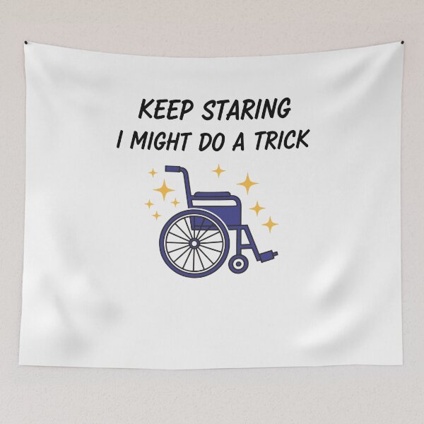 Item preview, Disability Awareness Keep Staring designed and sold by LuminOrb.