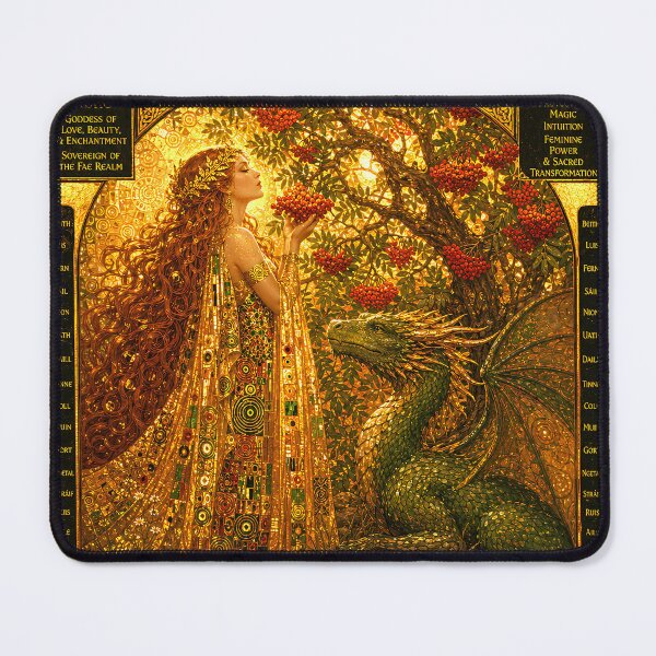 Item preview, The Celtic Tree Calendar II: Leannán Sídhe and the Rowan designed and sold by Stoneflower-Art.